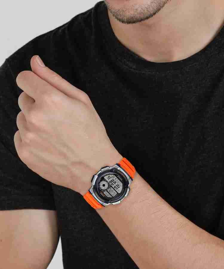 Casio ae 1000w store orange