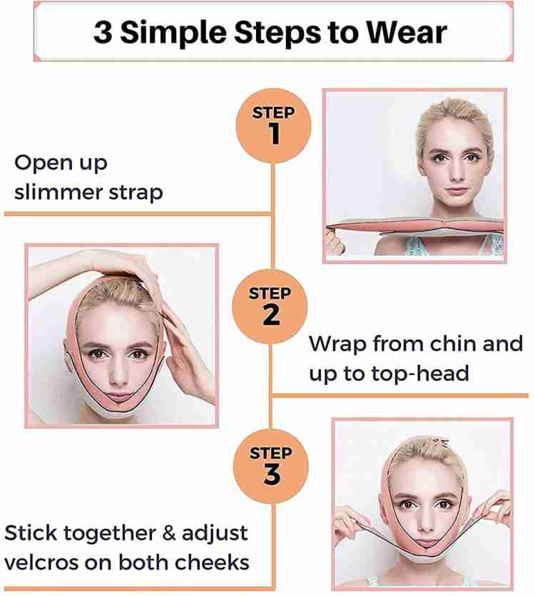 TCMHEALTH Elastic V Line Face Slimming Bandage For Women Chin, Cheek, And  Lift Up Belt With Facial Massage Strap For Face Skin Exfoliators And Beauty  Enhancement From Tcmhealth, $3.3