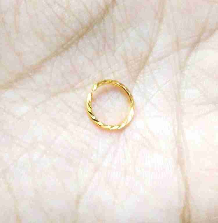 Nose ring sale 24kt gold