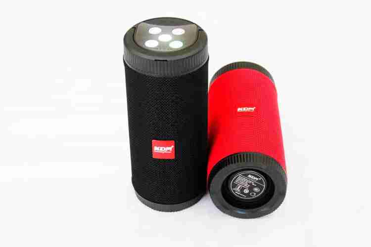 Buy VboUt KDM 113 NEXA LED BLUETOOTH SPEAKER 5W BLACK RED Stereo