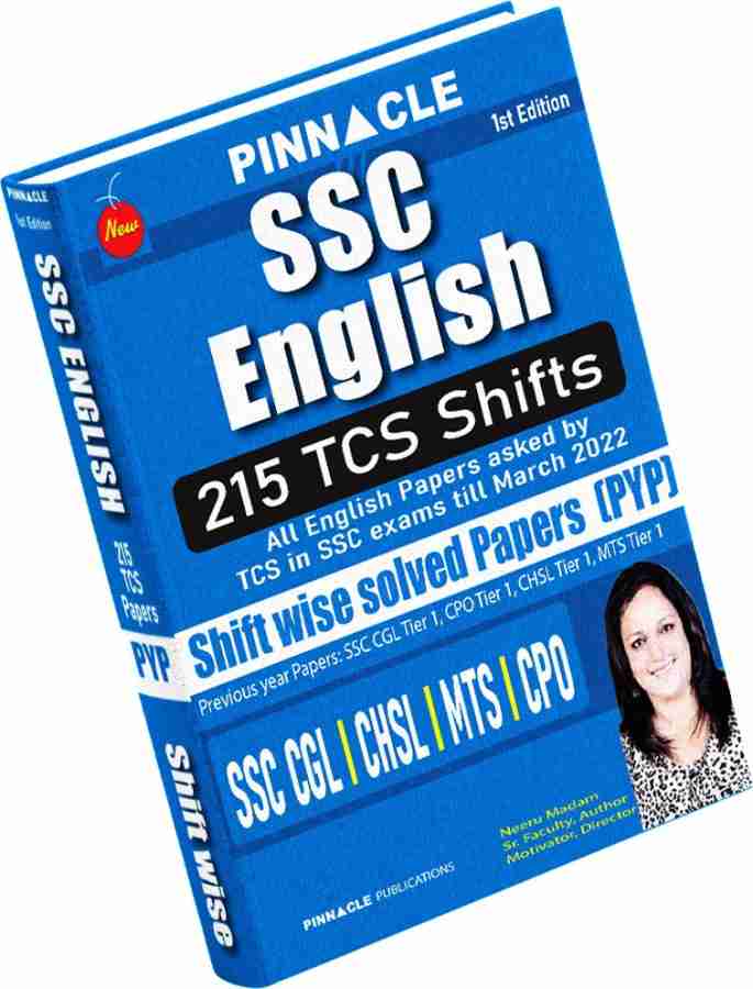 SSC English 215 TCS Shifts: Shift Wise Solved Papers: Buy SSC 