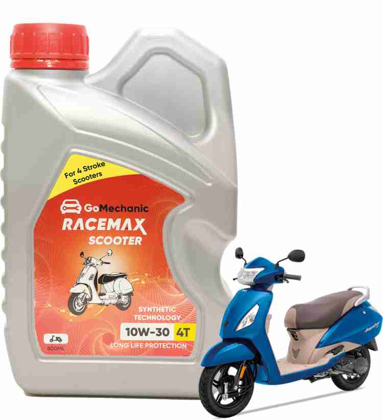 GoMechanic Racemax Scooter 4T 10W30 API SL JASO MB2 Engine Oil For TVS JUPITER GMUN4TLB004 Synthetic Blend Engine Oil Price in India Buy GoMechanic Racemax Scooter 4T 10W30 API SL JASO