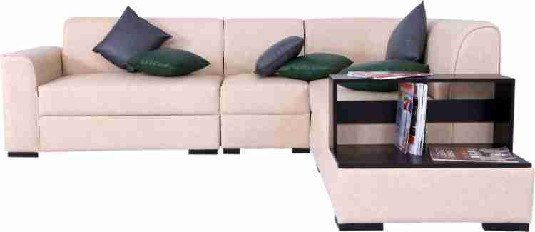 Flipkart Perfect Homes Miranda L Shape RHS Leatherette 6 Seater Sofa -  Price History