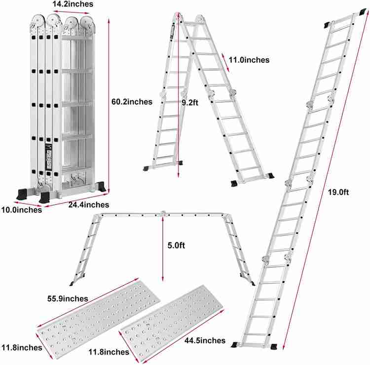 20 ft online foldable ladder