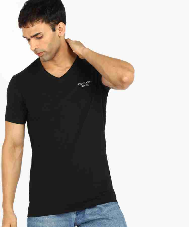 Calvin klein shirt v neck hotsell