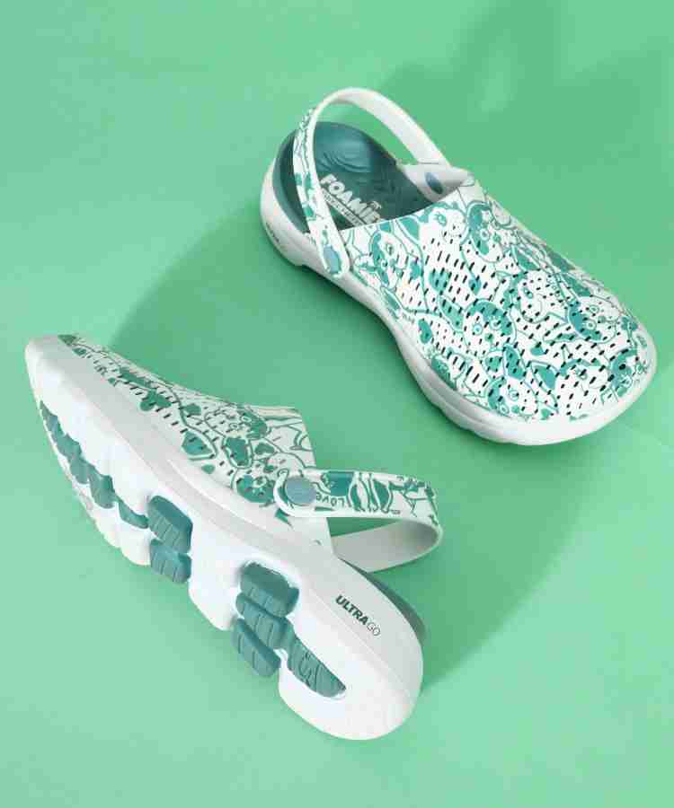 Skechers store white clogs