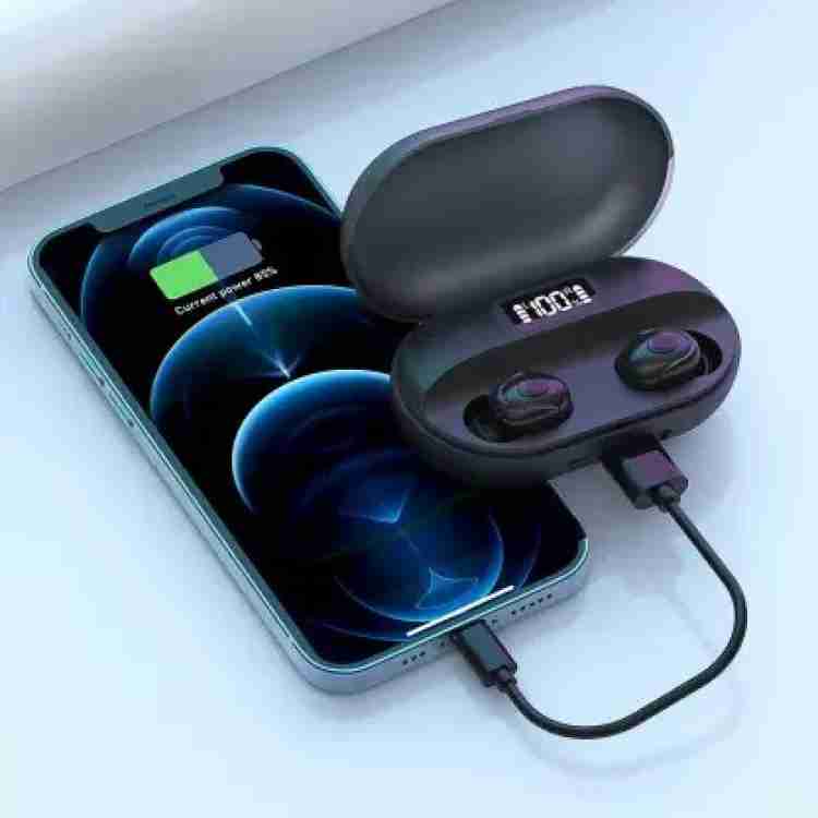 blue seed BBD-T2 Earbuds MINI with 1500mAh Power Bank Charging