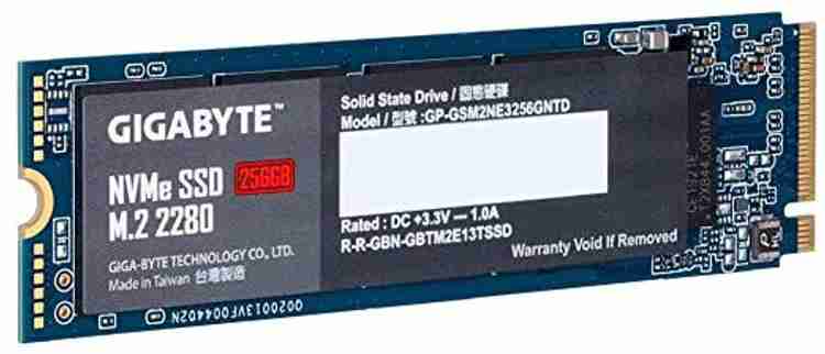 tech mentorz GIGABYTE 256 GB NVMe M.2 256 GB Laptop Internal Solid State Drive SSD GP GSM2NE3256GNTD tech mentorz Flipkart
