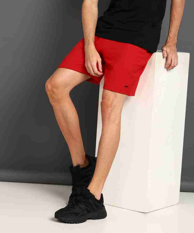 SLAZENGER Solid Men Red Sports Shorts Buy SLAZENGER Solid Men Red Sports Shorts Online at Best Prices in India Flipkart