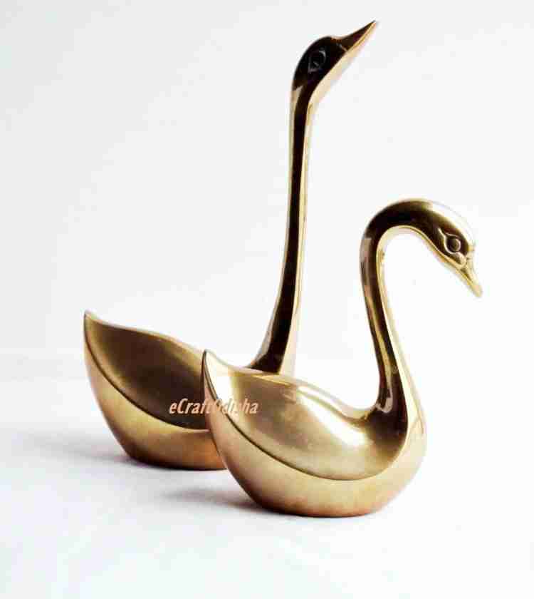 Purple Hues and Me: Updating a Brass Swan Dish