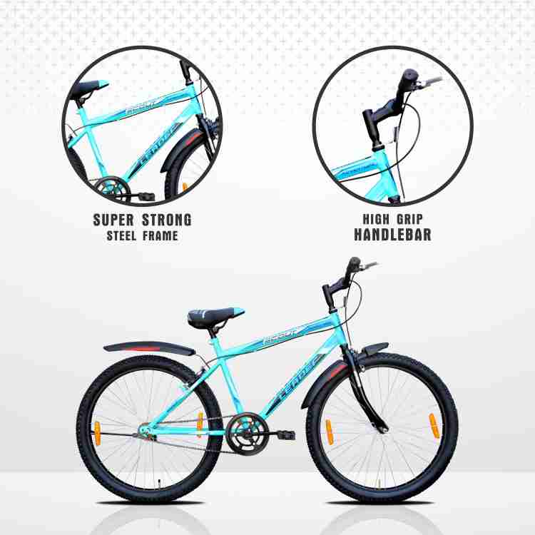 LEADER Scout 26T SEA Blue BLACK for Ride 26 T Mountain Cycle