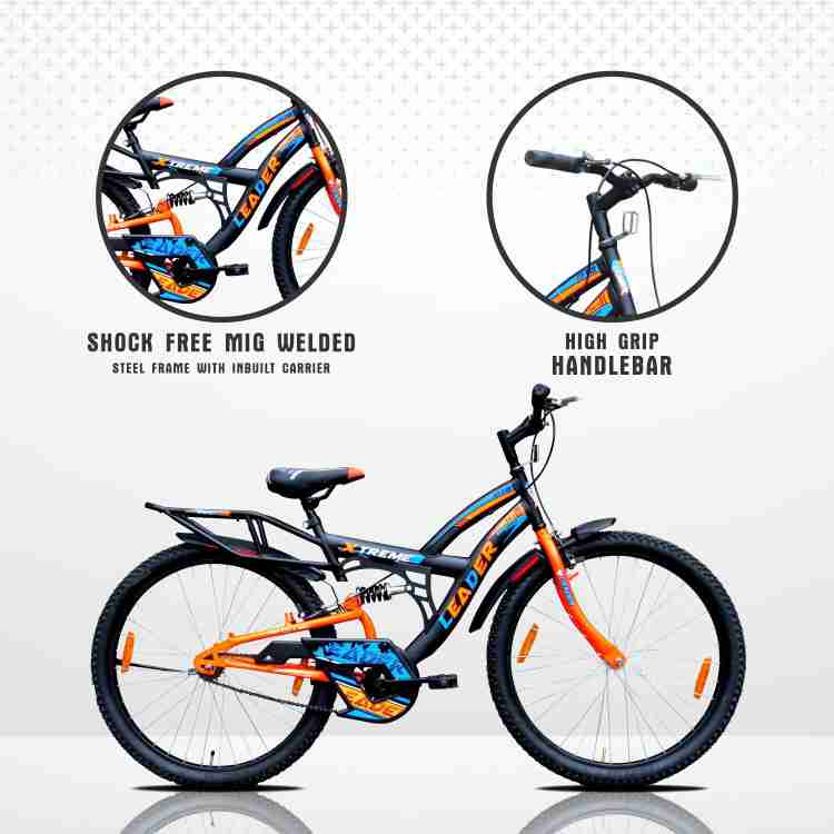 LEADER XTREME REAR SUSPENSION FOR MTB RIDER 26 T Mountain Cycle