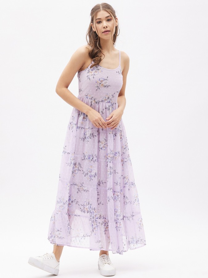 HARPA Women Maxi Purple Dress - Buy HARPA Women Maxi Purple Dress Online at  Best Prices in India | Flipkart.com