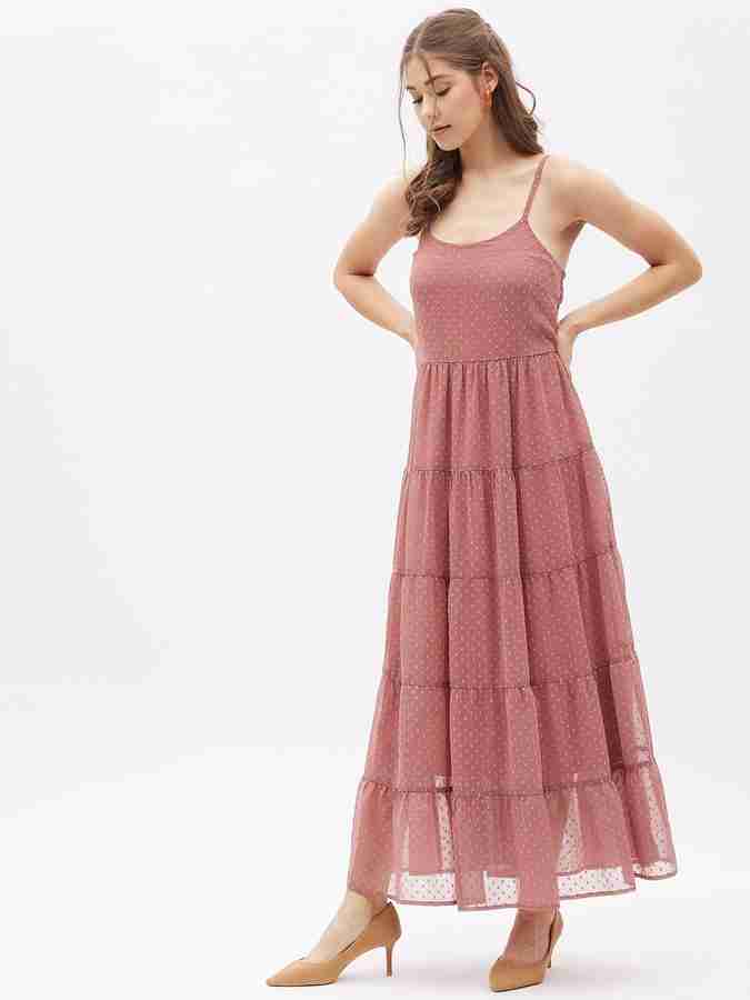 Harpa pink store maxi dress