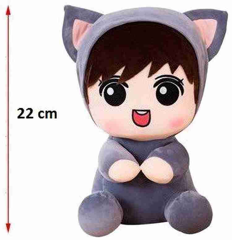 LITTLE HUNK Cute Cartoon baby cat doll plush toy 22 cm Cute