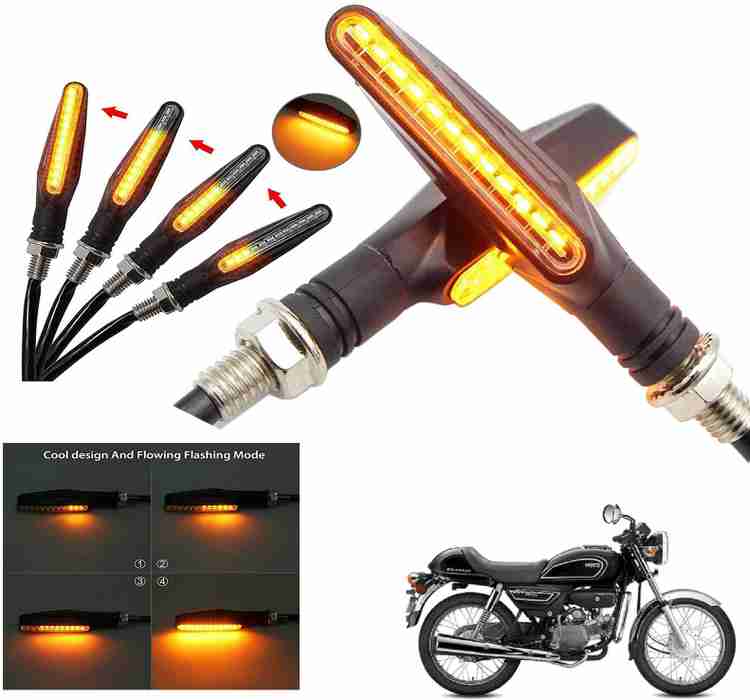 Generox Front Rear LED Indicator Light for Hero Splendor pro classic Price in India Buy Generox Front Rear LED Indicator Light for Hero Splendor pro classic online at Flipkart