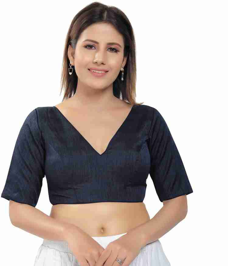 Salwar Studio V Neck Women Blouse Buy Salwar Studio V Neck Women