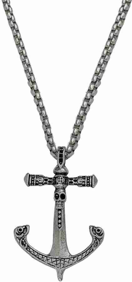 Boat anchor necklace on sale