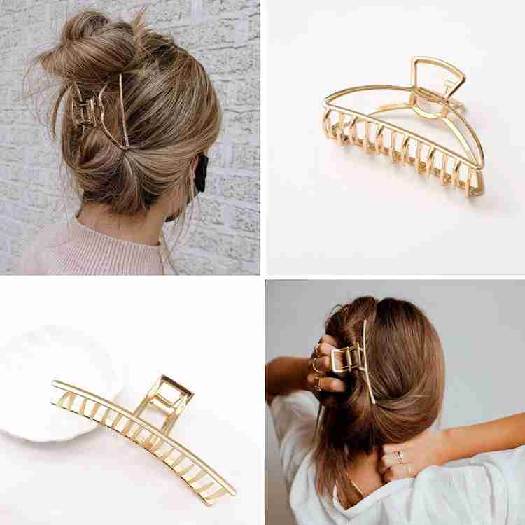 Large gold outlet hair clip