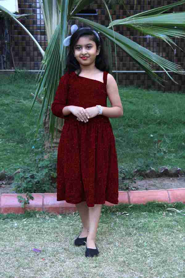 Baby dress clearance maroon