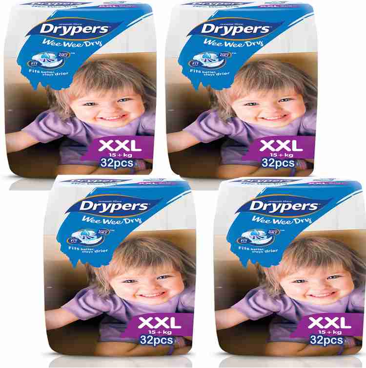 Drypers wee wee dry xxl clearance