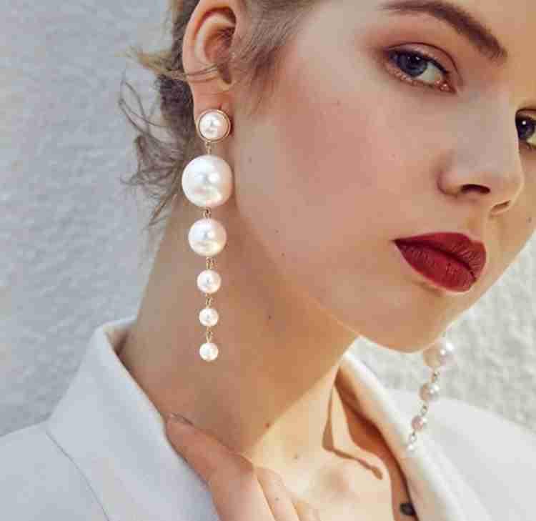 Flipkart pearl earrings store