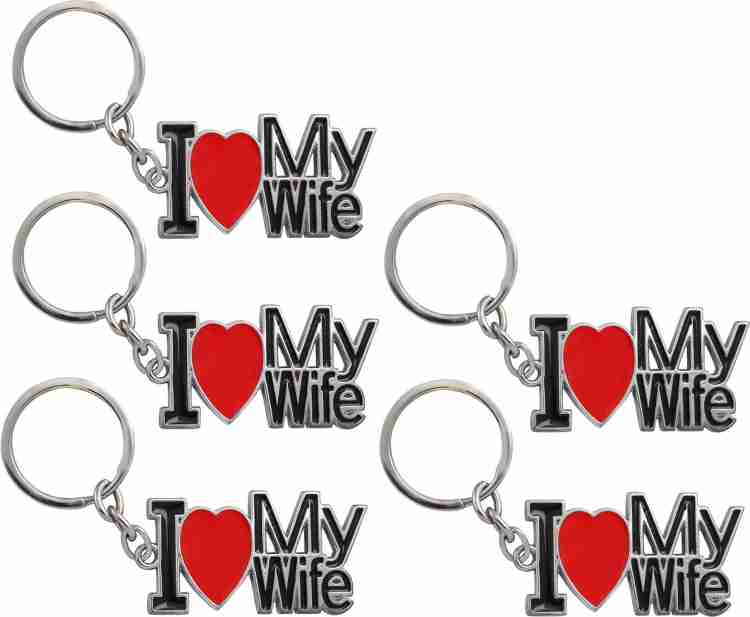 I love my wife 2024 keychain