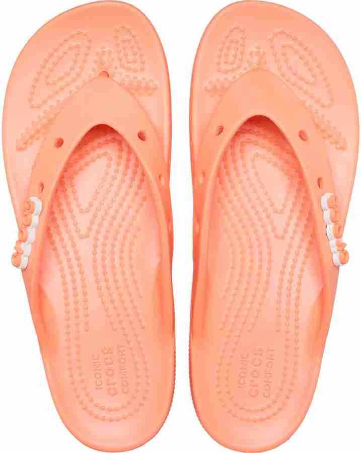 CROCS Women Womens Pink Classic Platform Flip Flops Buy CROCS