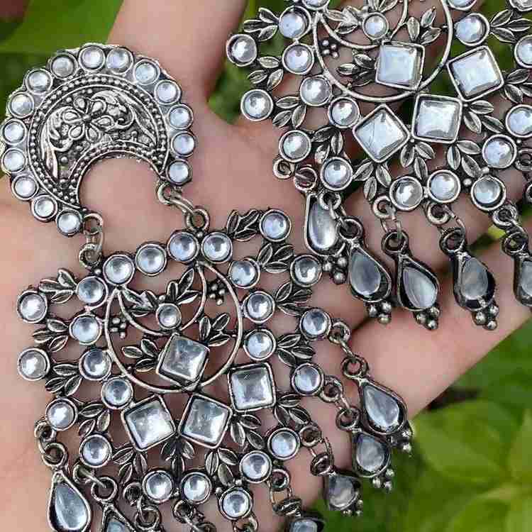 Stylish shop oxidised earrings