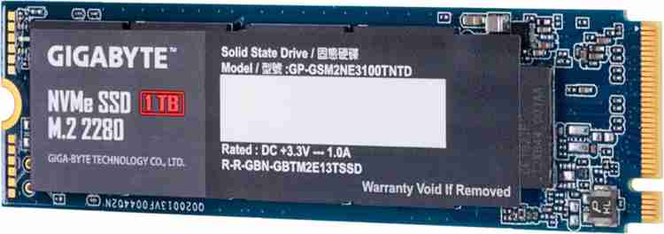 GIGABYTE NVMe SSD 1TB 1 TB Desktop Internal Solid State Drive SSD