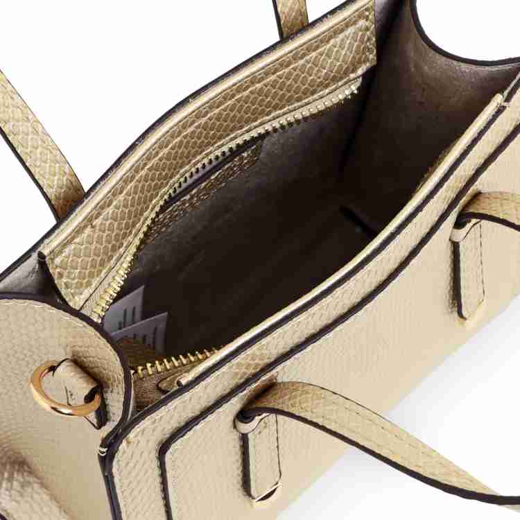 ACCESSORIZE LONDON Gold Sling Bag Women's Faux Leather Gold