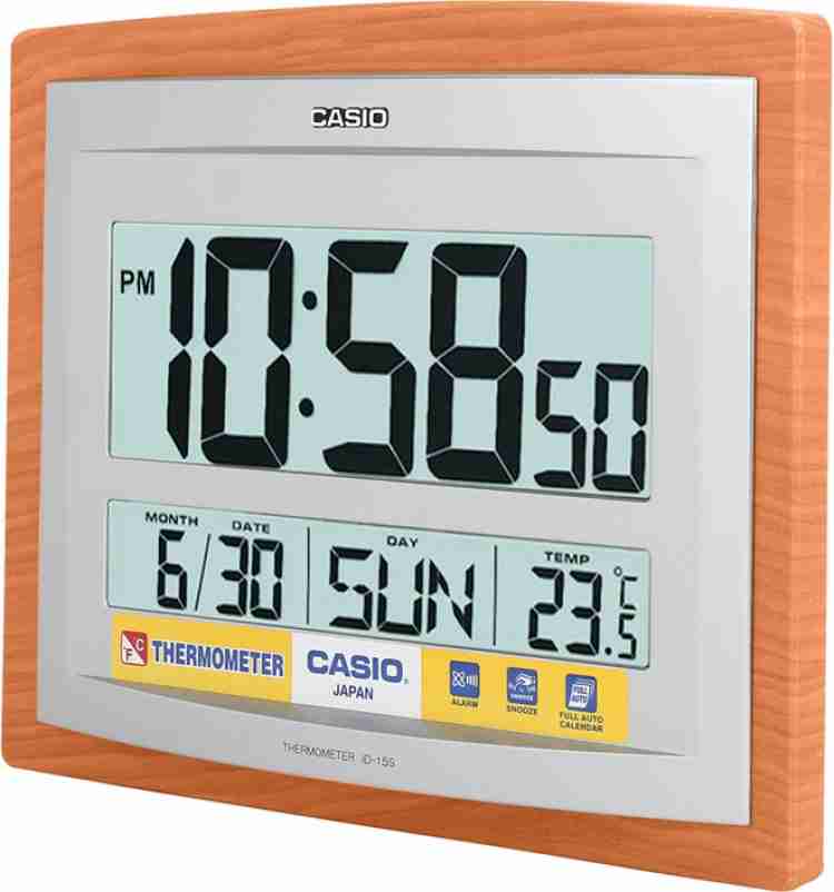 Casio led cheap wall clock