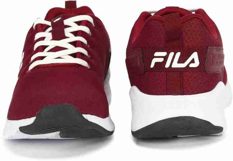 Fila clearance sneakers maroon