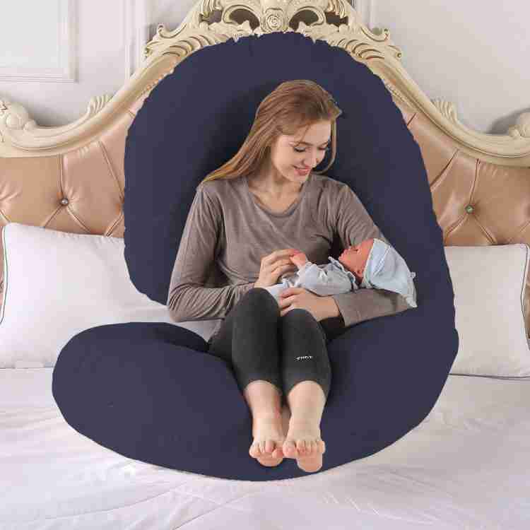 Linenovation Microfibre Solid Pregnancy Pillow Pack of 1 - Buy Linenovation  Microfibre Solid Pregnancy Pillow Pack of 1 Online at Best Price in India