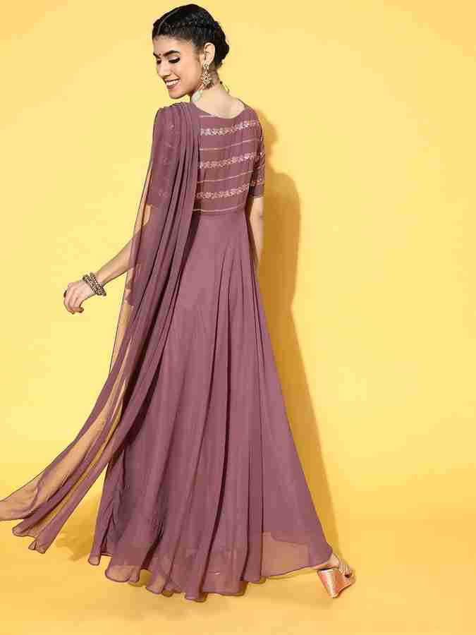 inddus Flared A line Gown Price in India Buy inddus Flared A line Gown online at Flipkart