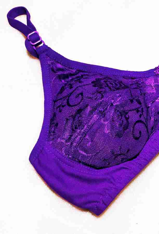Kavjay Polyester and Cotton Ladies Purple Net Padded Innear Wear at Rs  349/piece in Bhopal