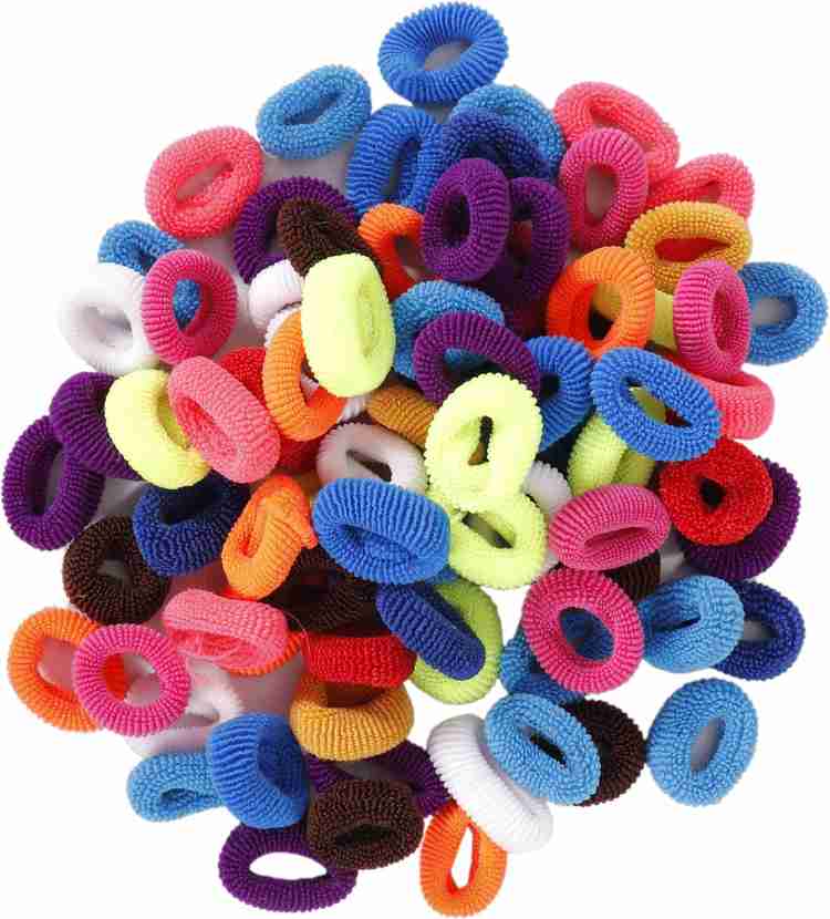 navjai Baby Girl s Mini Elastic Soft Rubber Hair Bands for Kids