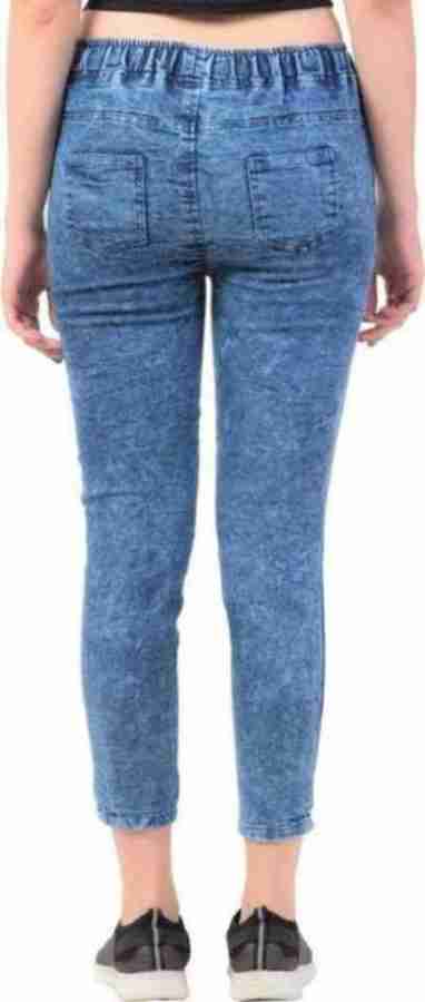 GLAMHOOD Jogger Fit Girls Blue Jeans - Buy GLAMHOOD Jogger Fit