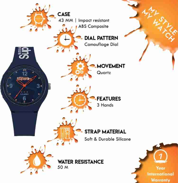 Superdry sport hot sale watch manual