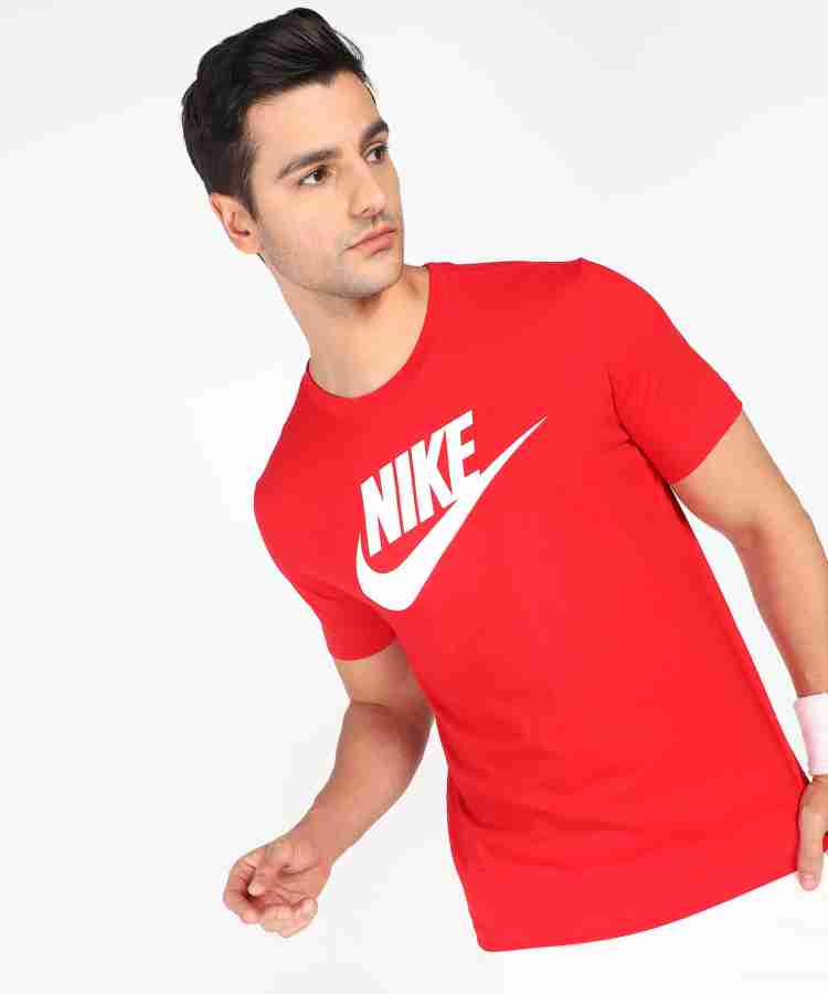 NIKE Printed Men Crew Neck Red T Shirt Buy NIKE Printed Men Crew Neck Red T Shirt Online at Best Prices in India Flipkart