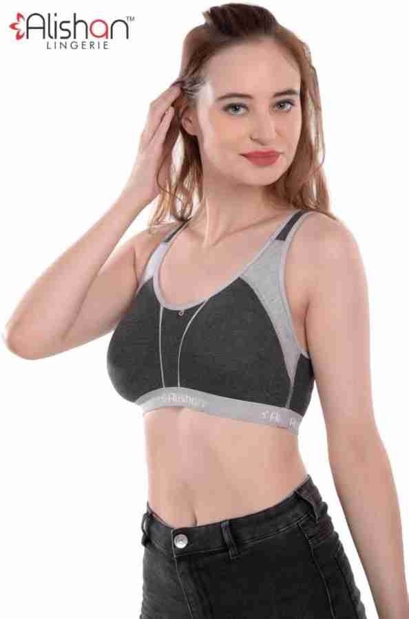 Alishan Women Sports Lightly Padded Bra - Buy Alishan Women Sports Lightly  Padded Bra Online at Best Prices in India