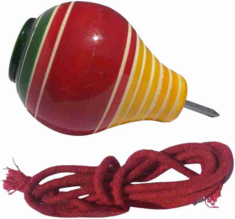 Wooden spinning tops with string sales for sale