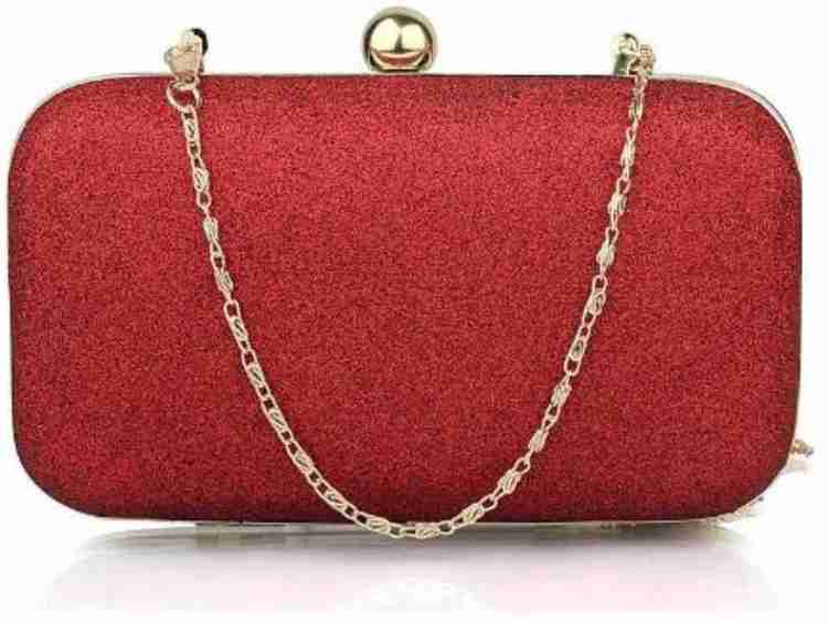 Flipkart kinu red glitter handbag Shoulder Bag Shoulder Bag