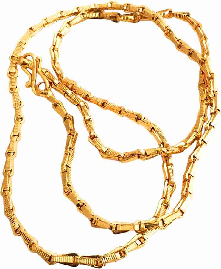 CARTFULL Gopi or Godhumai Model Gold Plated chain Gold plated Plated Copper Chain