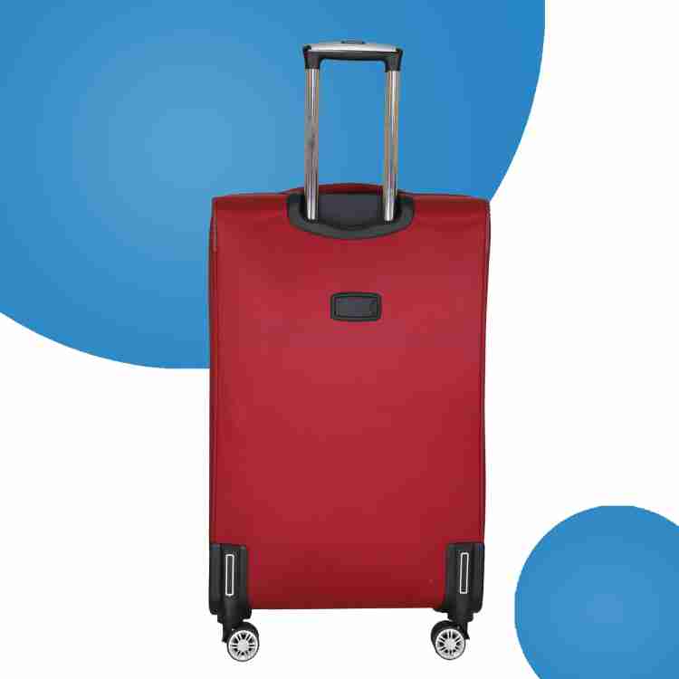 Polo Royal Combo suitcase 31 inch & 27 inch Expandable : Push Button Trolley  : 4 wheel Expandable Check-in Suitcase - 31 inch Red - Price in India