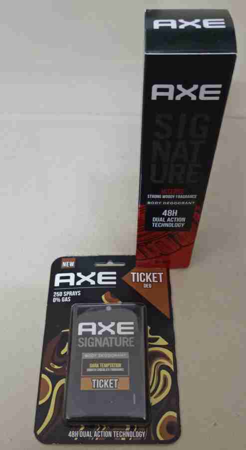 AXE Signature Intense with Ticket Perfume Body Spray For Men