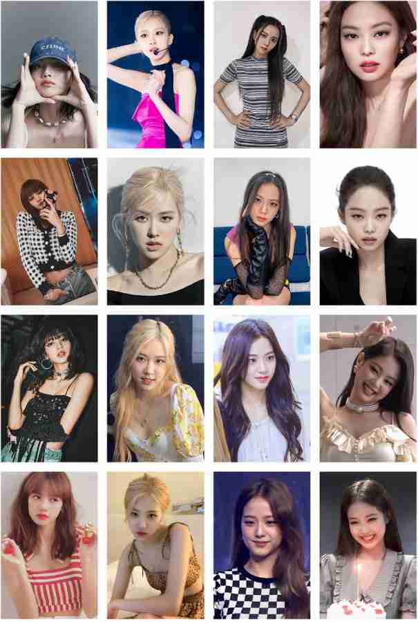Pack of 16 Blackpink Photocards collection Design-5  HD+ Quality (4 x 3  Inch) (Size - A7) Photographic Paper - Music, Personalities, Decorative  posters in India - Buy art, film, design, movie, music, nature and  educational paintings/wallpapers at