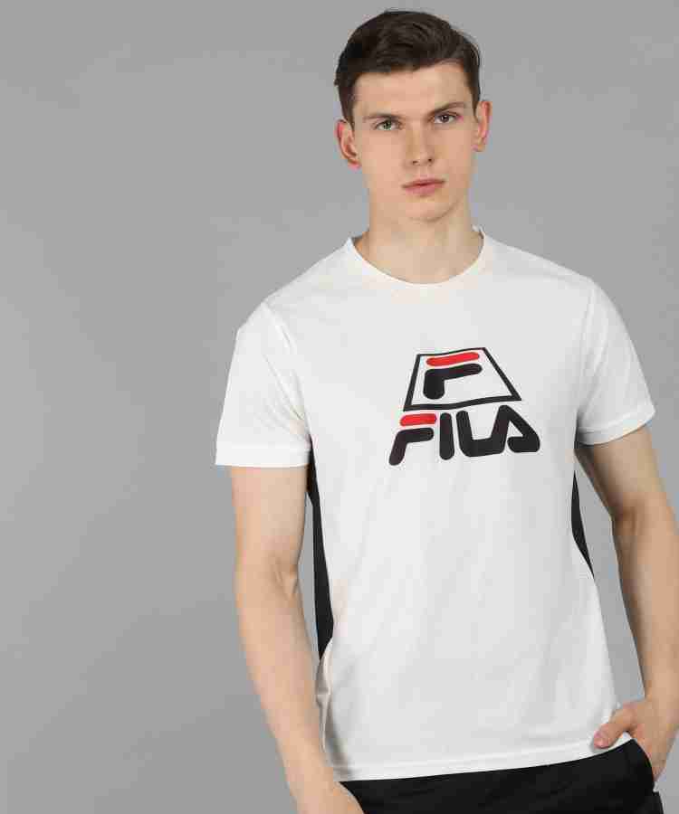 FILA Printed Men Crew Neck White T Shirt Buy FILA Printed Men Crew Neck White T Shirt Online at Best Prices in India Flipkart