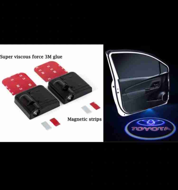 Toyota door logo store lights