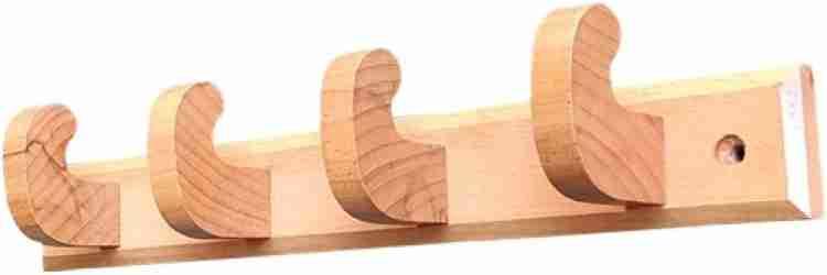 COHSAR Wooden Wall Hooks, Cloth wall hanger in wood, Coat Hook, Towel Hook  Hook Rail 4 Price in India - Buy COHSAR Wooden Wall Hooks
